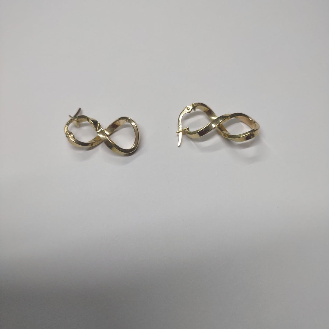 ARRACADAS PAR ORO 14 K 3.7 GRMS (SEMINUEVO)