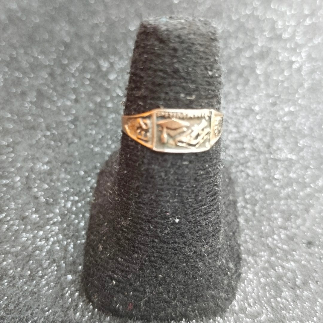 ANILLO DE GRADUACIÓN ORO 8 K 0,80 GRMS (SEMINUEVO)
