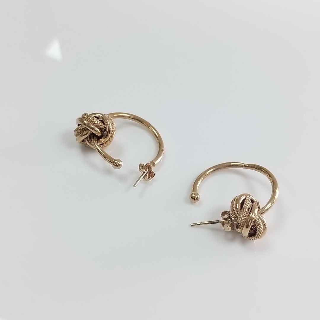 ARRACADAS PAR ORO 14 K 2,60 GRMS (SEMINUEVO)