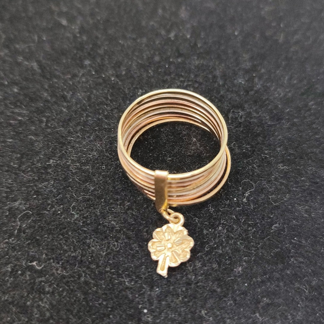 ANILLITO ORO,ORO COMBINADO 14 K 3,00 GRMS (SEMINUEVO)