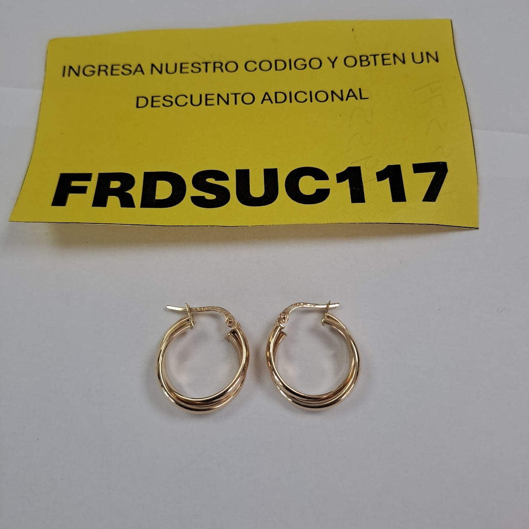 ARRACADAS ORO 14K 2.1 (NUEVO)