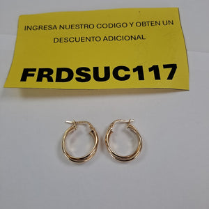ARRACADAS ORO 14K 2.1 (NUEVO)