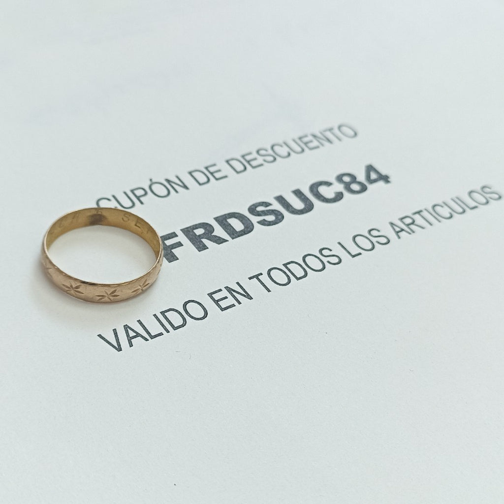 ARGOLLA ORO 8 K 0.9 GRMS (SEMINUEVO)
