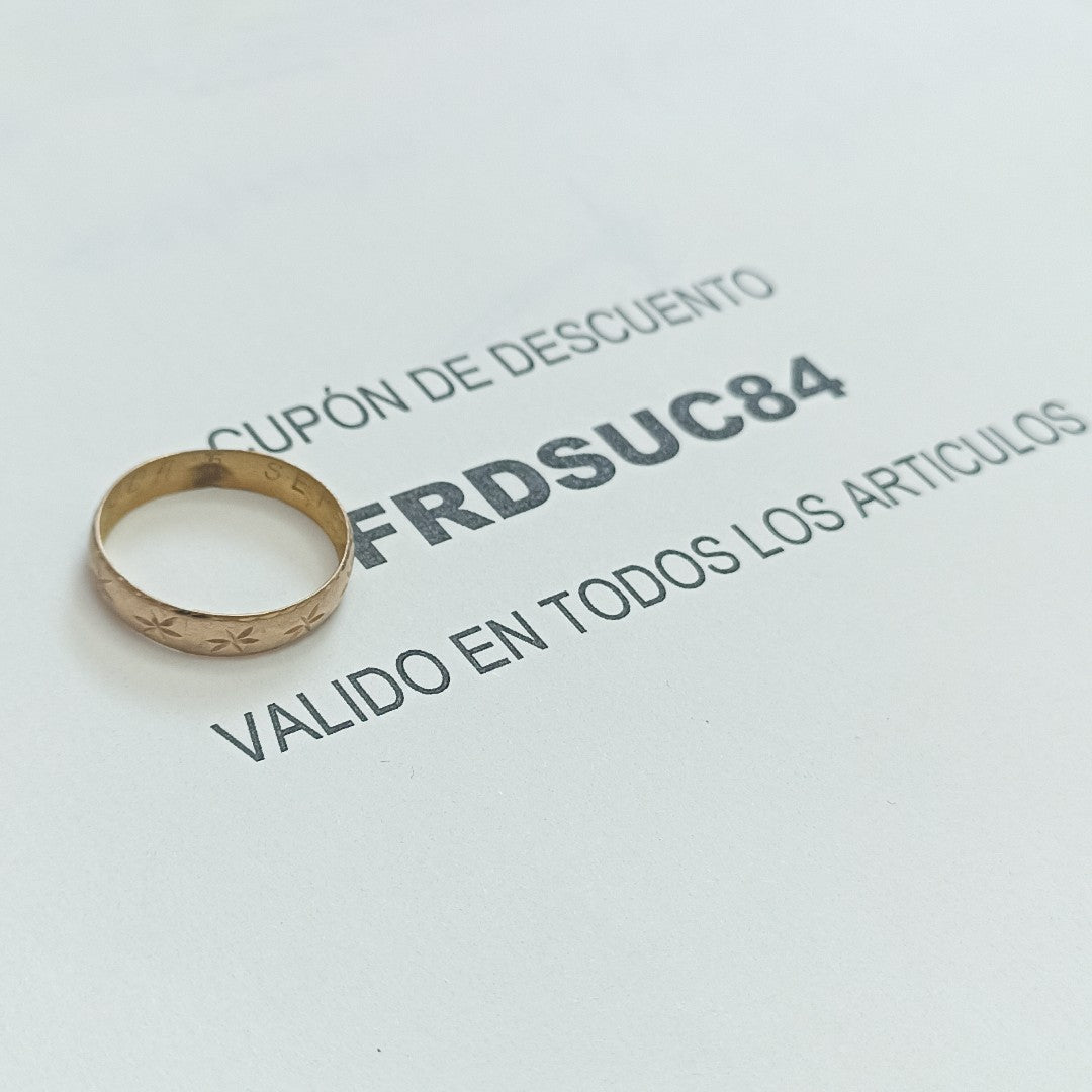 ARGOLLA ORO 8 K 0.9 GRMS (SEMINUEVO)