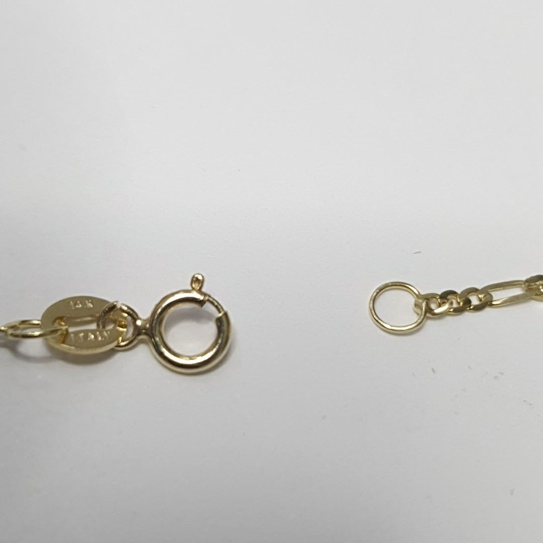 CADENAS CARTIER 3 1 AMARILLA ORO 14K 1.9 (NUEVO)