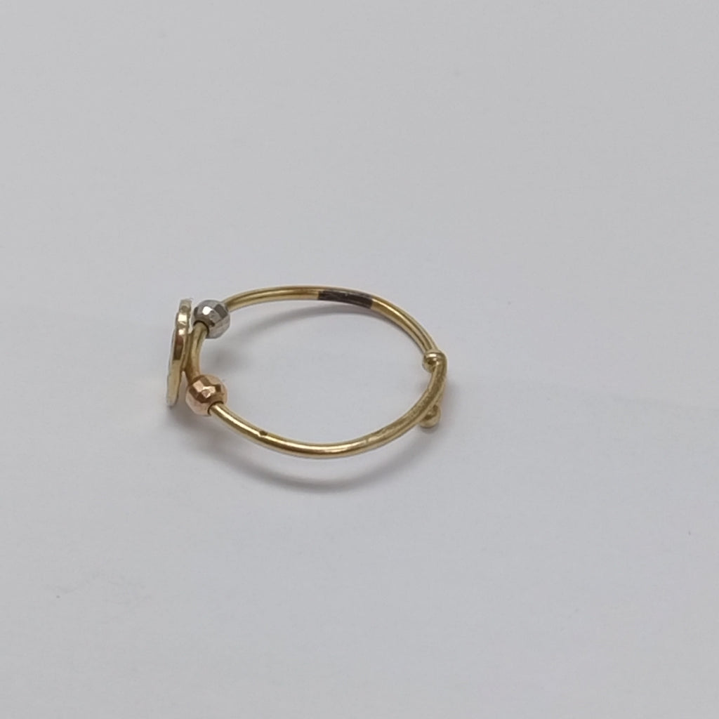 ANILLITO ORO COMBINADO 14 K 1.5 GRMS (SEMINUEVO)