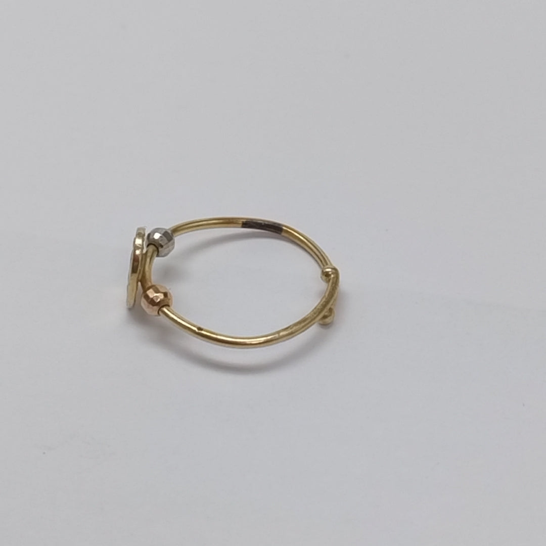 ANILLITO ORO COMBINADO 14 K 1.5 GRMS (SEMINUEVO)