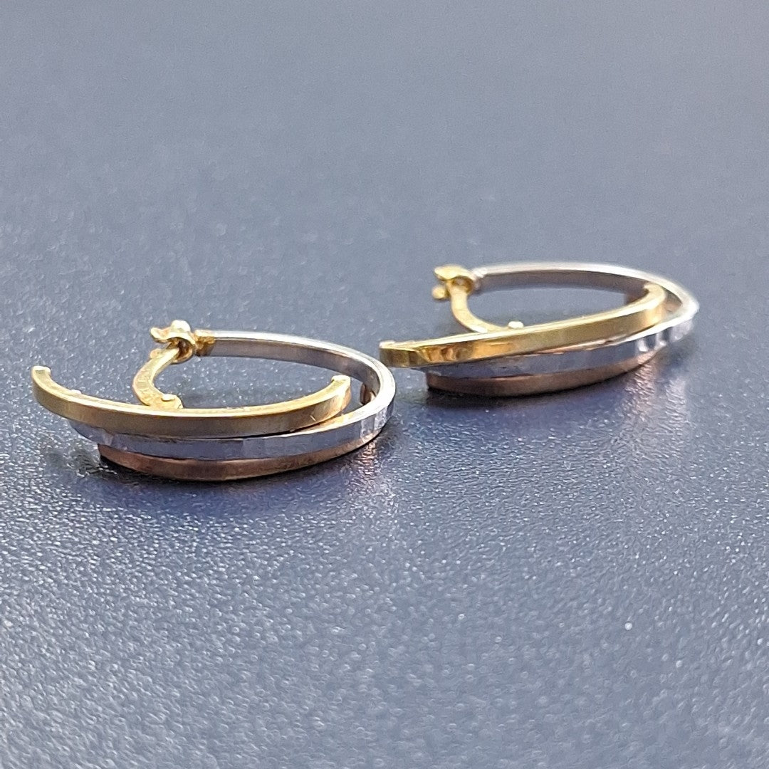 ARETES PAR ORO 14 K 1,60 GRMS (SEMINUEVO)