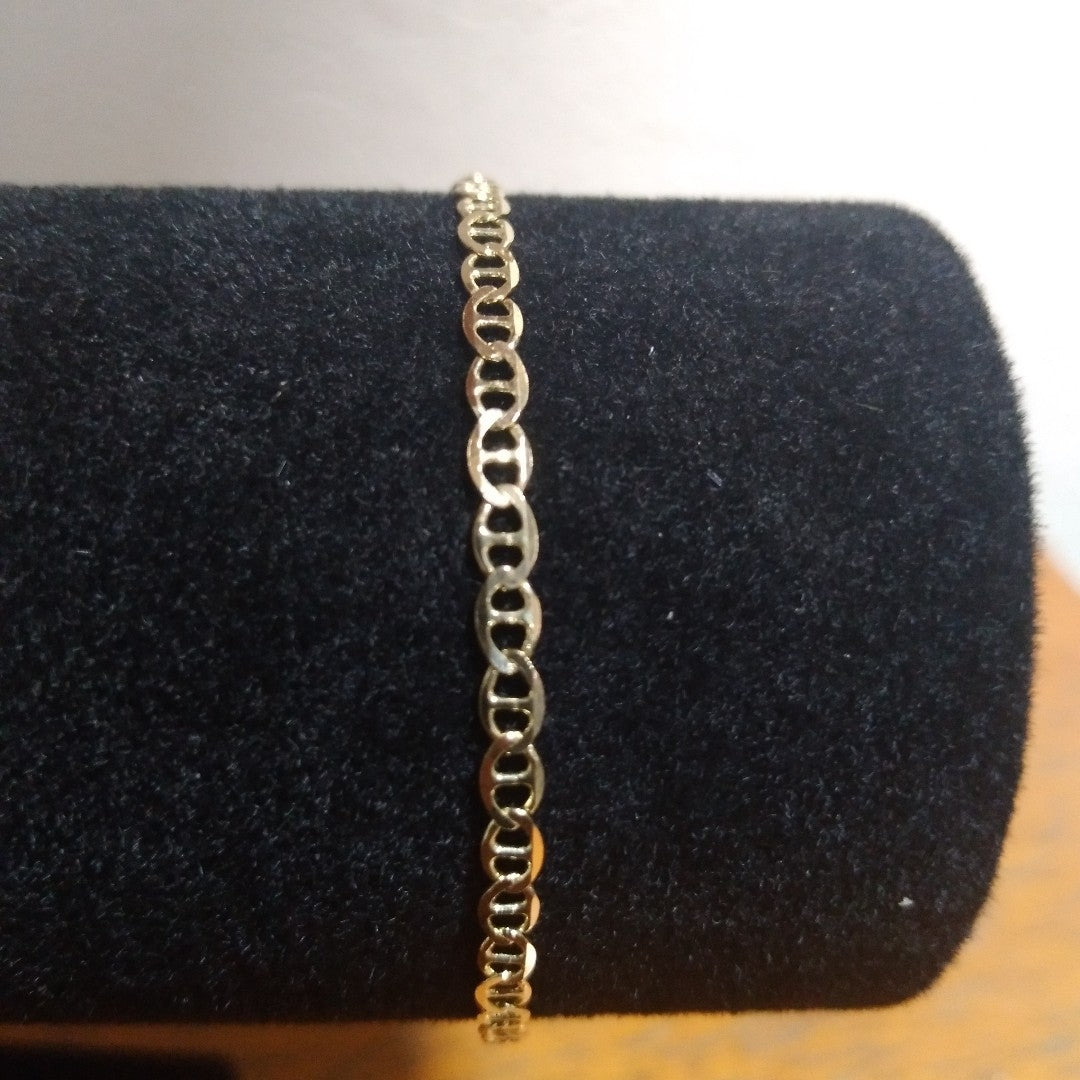 PULSERA GUCHI 14K 18 CM 2 GR (NUEVO)