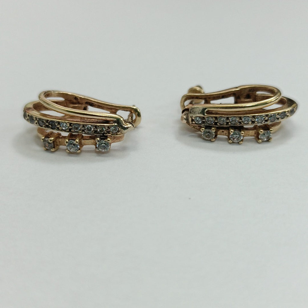 ARRACADAS PAR ORO 14 K 6.3 GRMS (SEMINUEVO)