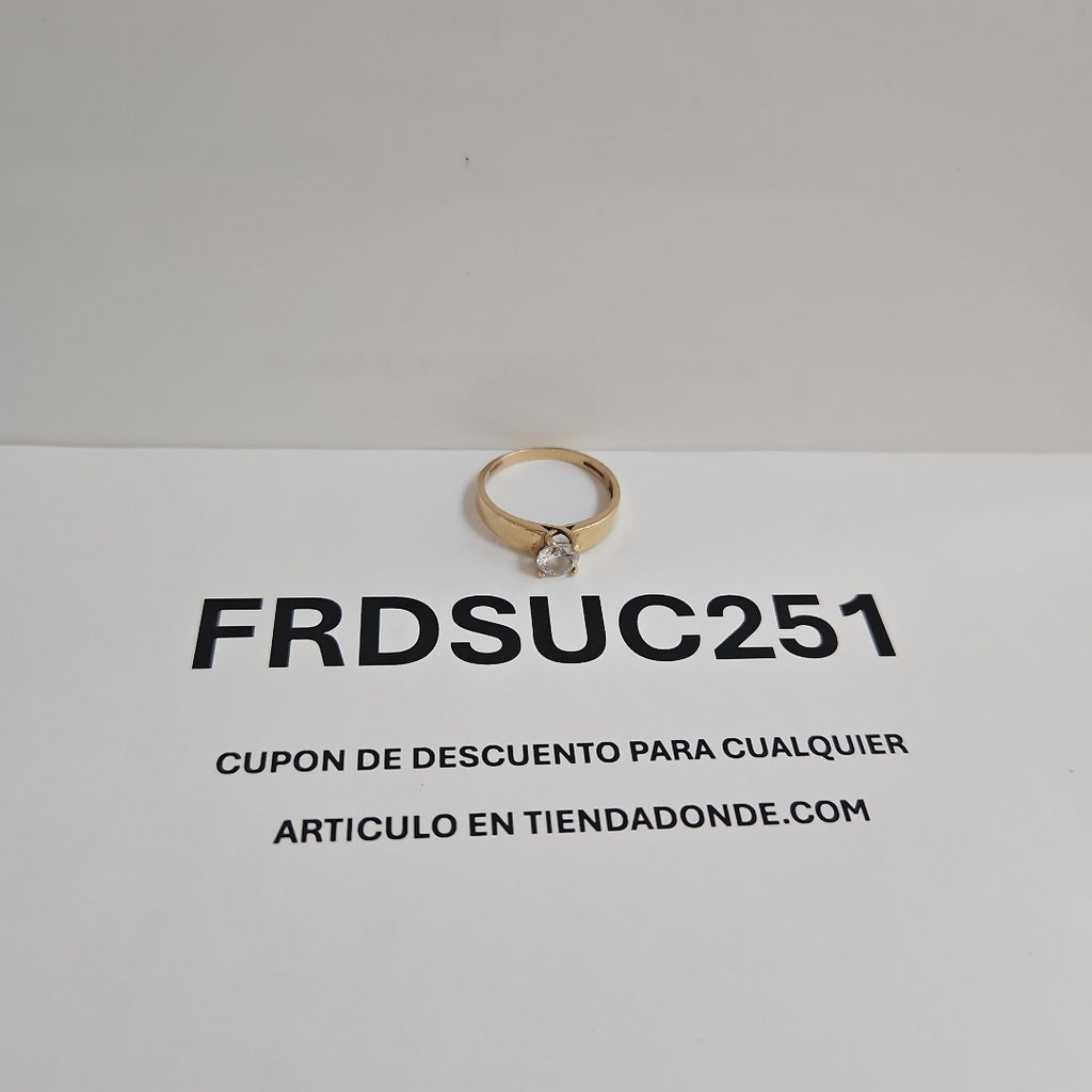 SOLITARIO ORO 10 K 2,10 GRMS (SEMINUEVO)