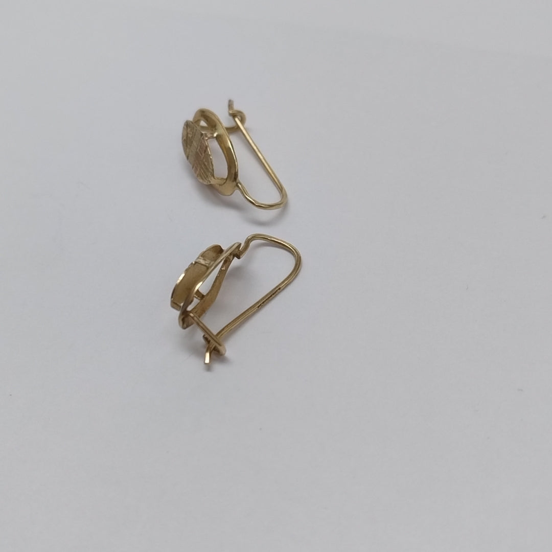 ARETES PAR ORO 10 K 1.6 GRMS (SEMINUEVO)