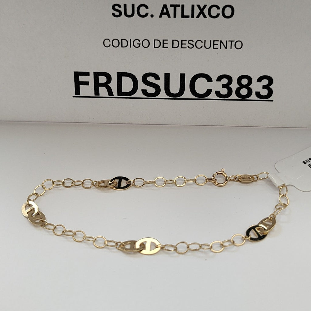 PULSERA ESPECIAL 14K 18 CM 1.5 GR (NUEVO)