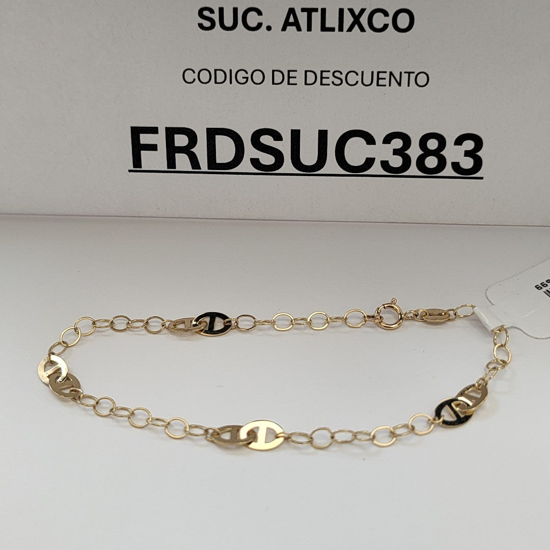 PULSERA ESPECIAL 14K 18 CM 1.5 GR (NUEVO)