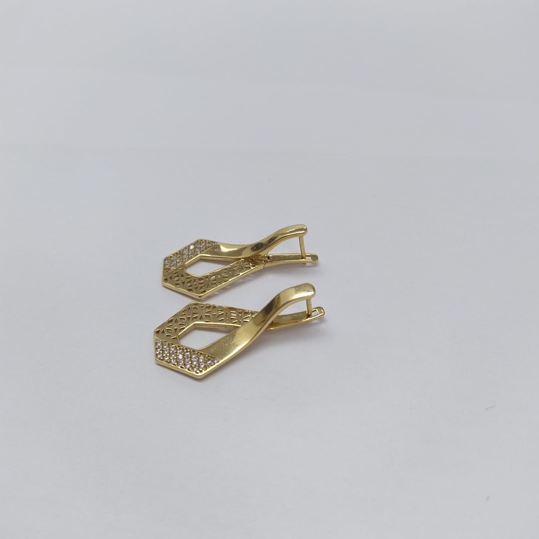 ARETES PAR ORO 14 K 6 GRMS (SEMINUEVO)