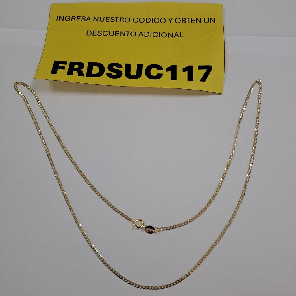 CADENAS BARBADA AMARILLA ORO 14K 2.1 (NUEVO)