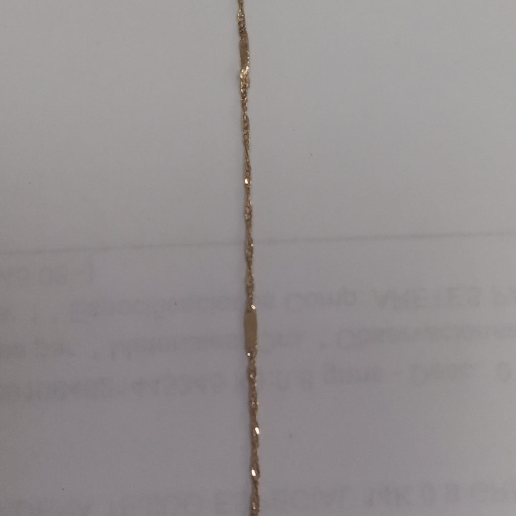 CADENA ORO 14 K 0.8 GRMS (SEMINUEVO)