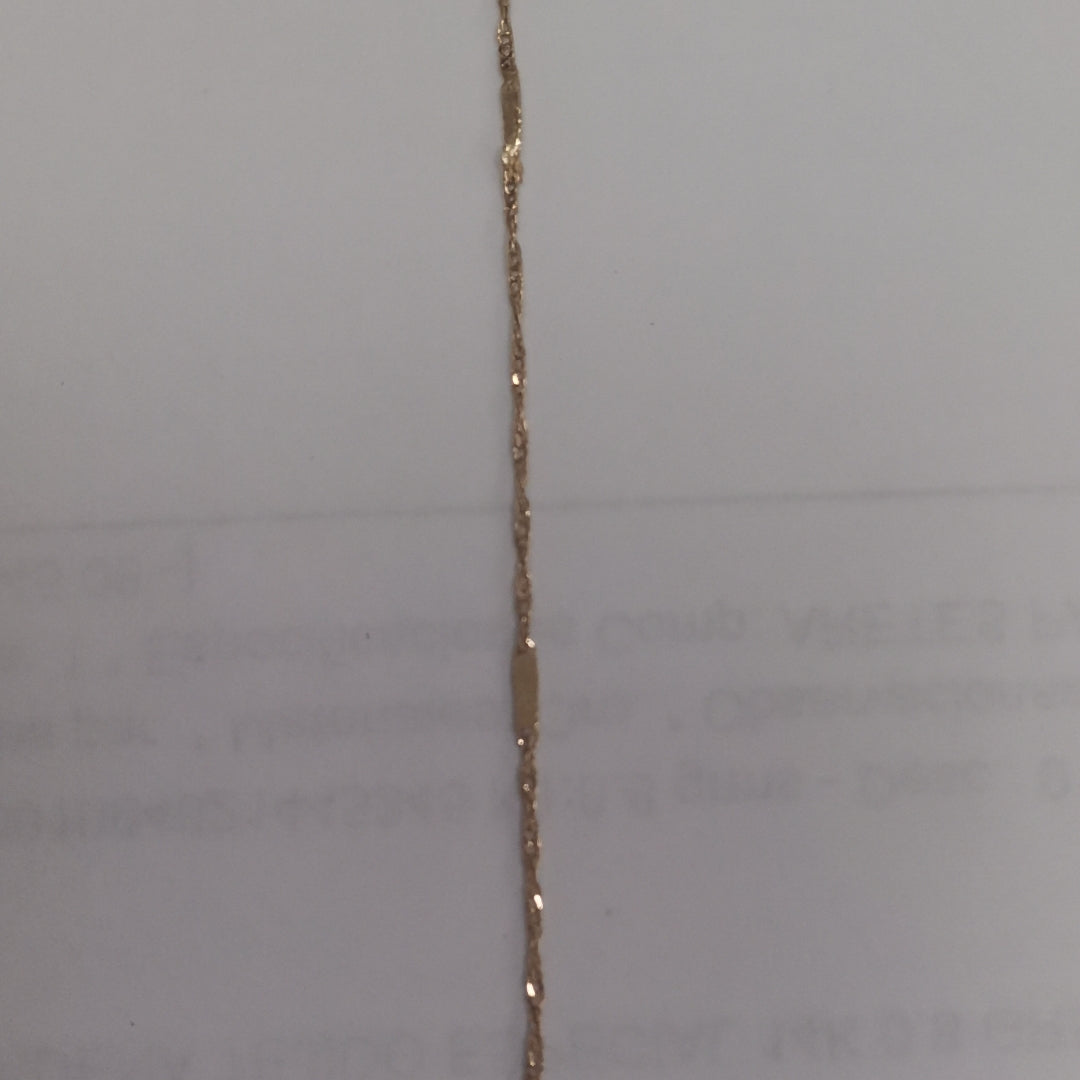 CADENA ORO 14 K 0.8 GRMS (SEMINUEVO)