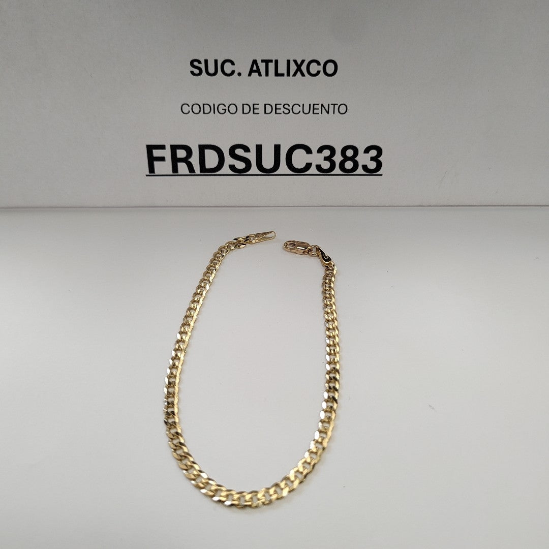 PULSERA BARBADA 14K 18 CM 3.2 GR (NUEVO)