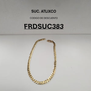 PULSERA BARBADA 14K 18 CM 3.2 GR (NUEVO)