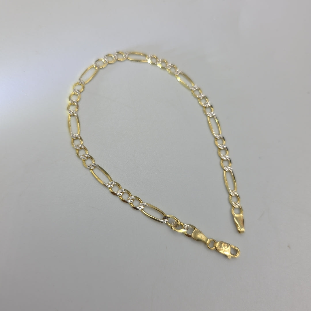PULSERAS CABALLERO CARTIER 3 1 DIAMANTAD ORO 14K 4.5 (NUEVO)
