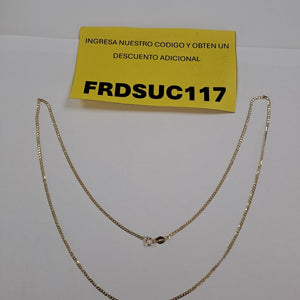 CADENAS BARBADA AMARILLA ORO 14K 2.1 (NUEVO)