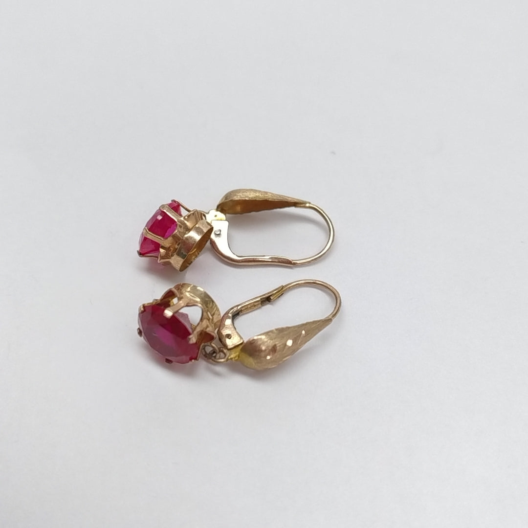 ARETES PAR ORO 8 K 2.2 GRMS (SEMINUEVO)