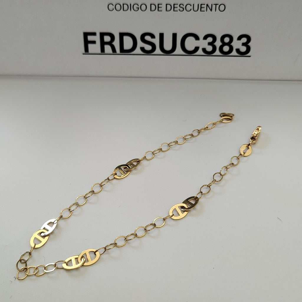 PULSERA ESPECIAL 14K 21 CM 1.8 GR (NUEVO)