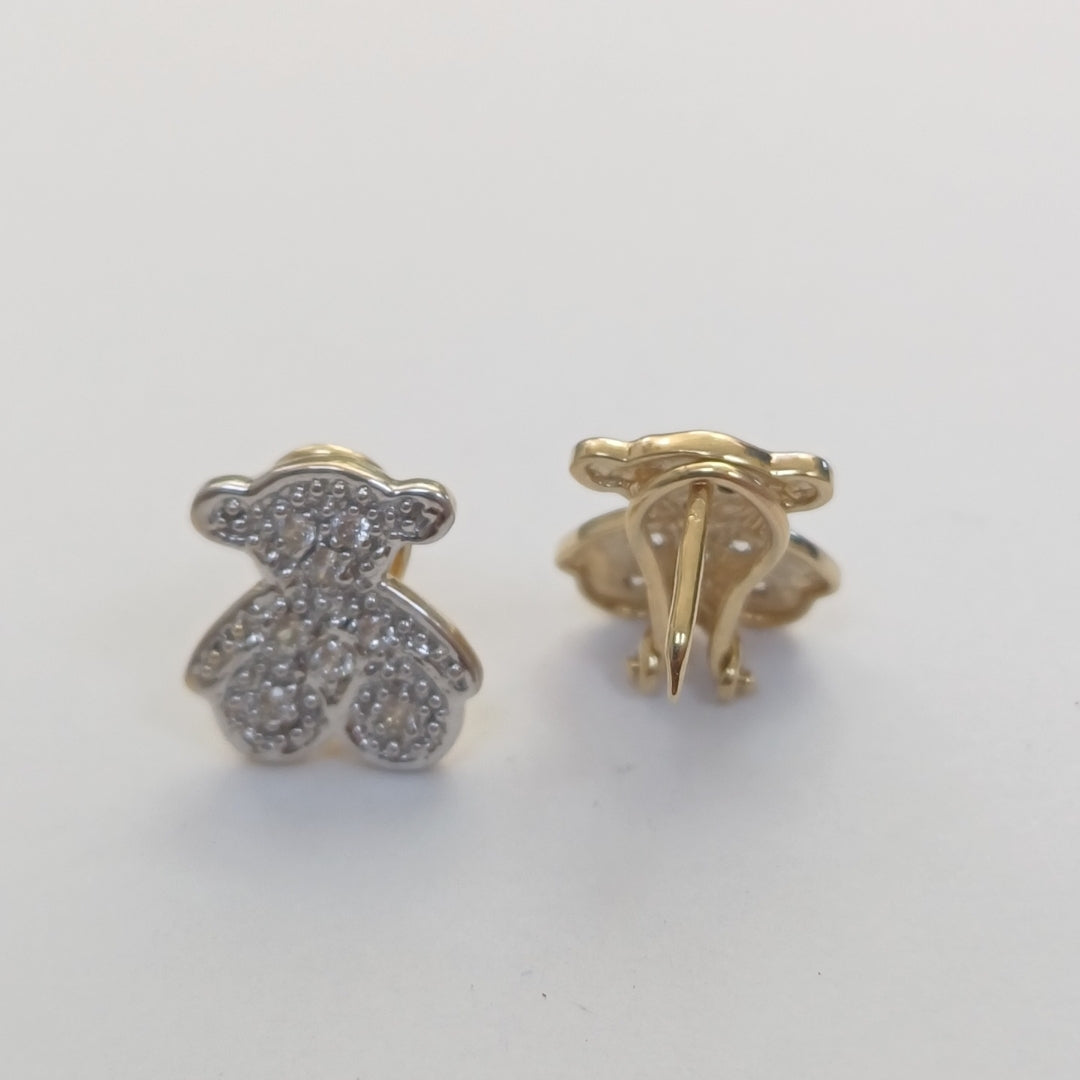 ARETES PAR ORO 14 K 3.2 GRMS (SEMINUEVO)