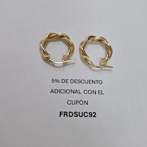 ARRACADAS ORO 14K 1.9 (NUEVO)