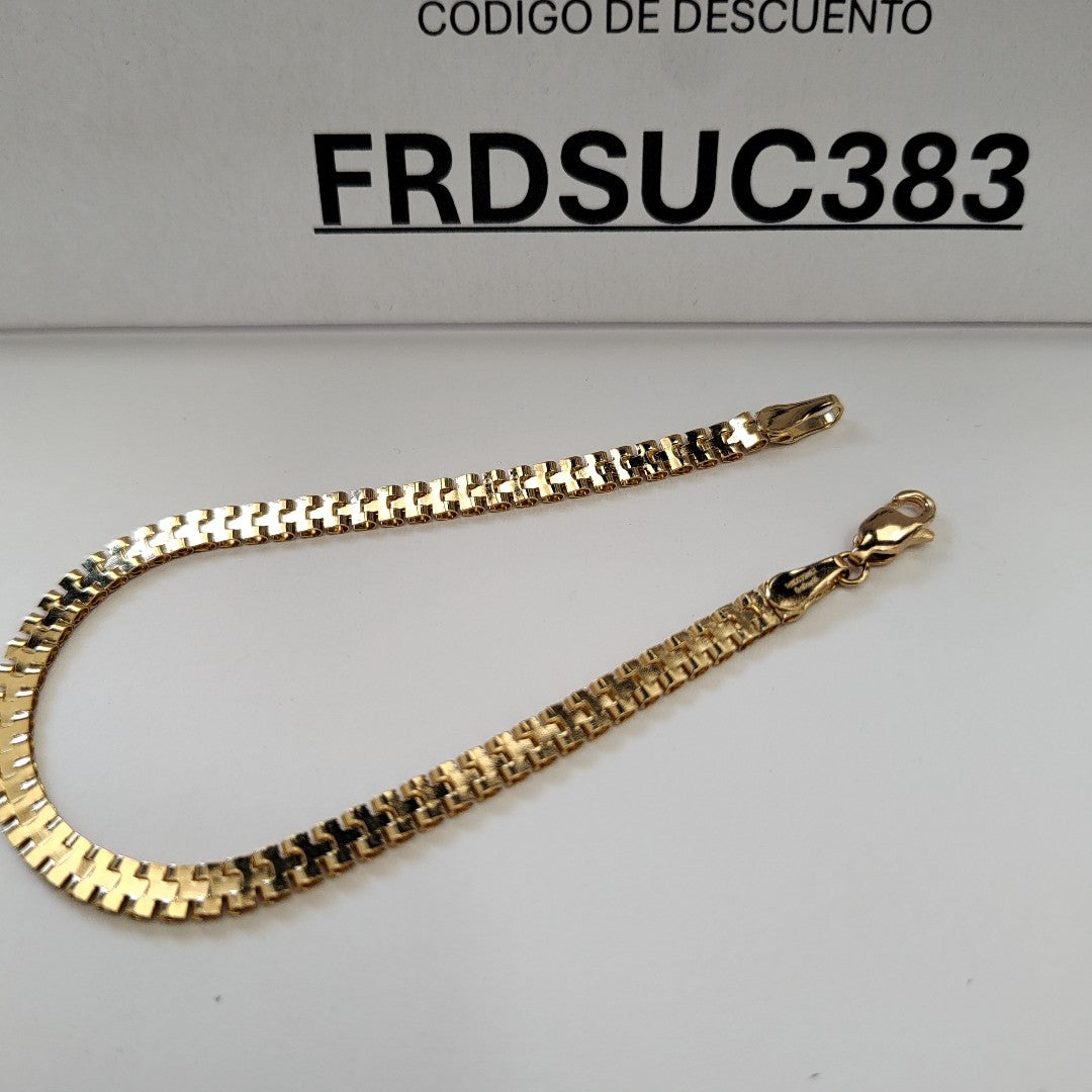 PULSERA ESPECIAL 14K 18 CM 3.9 GR (NUEVO)