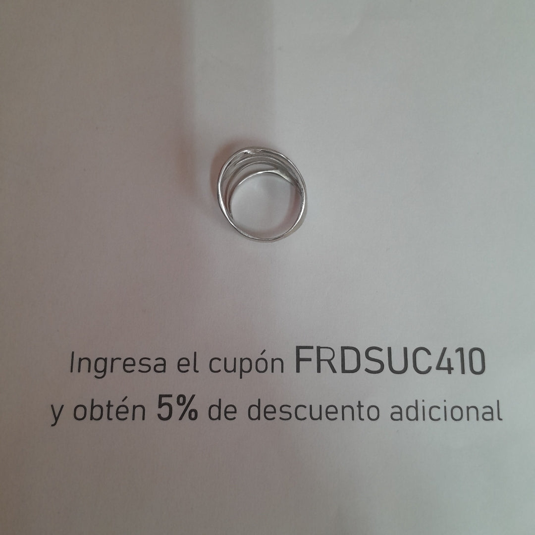 ANILLITO ORO BLANCO 14 K 5,40 GRMS (SEMINUEVO)