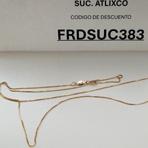 CADENA VENECIANO 14K 55 CM 1.7 GR (NUEVO)