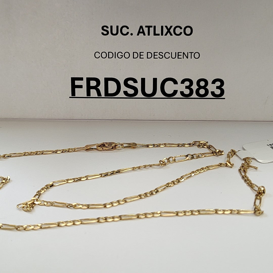 CADENA 3X1 14K 50 CM 4.4 GR (NUEVO)