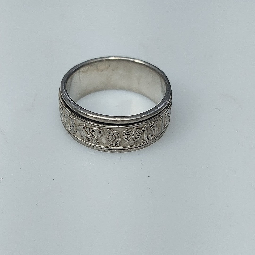 ANILLITO,ANILLO,ARETES PAR,ARGOLLA DE LA SUERTE PLATA 15,80 GRMS (SEMINUEVO)