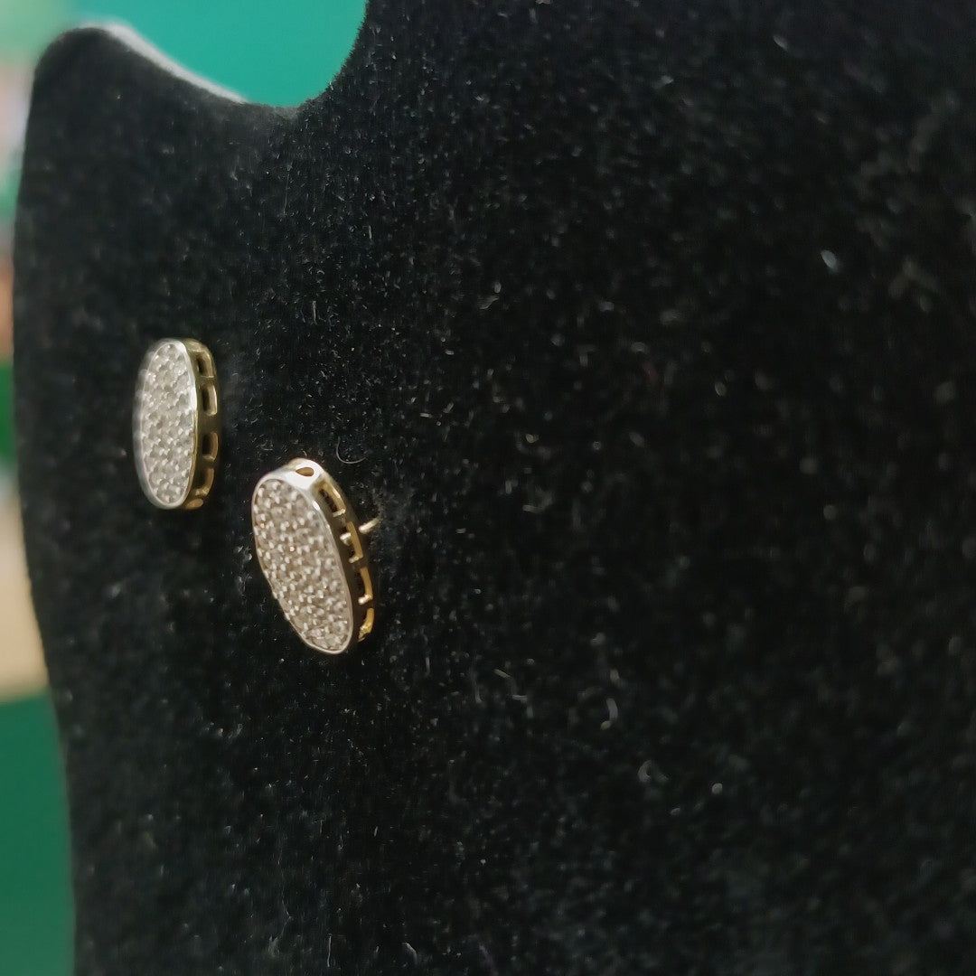 ARETES PAR ORO 14 K 1,30 GRMS (SEMINUEVO)