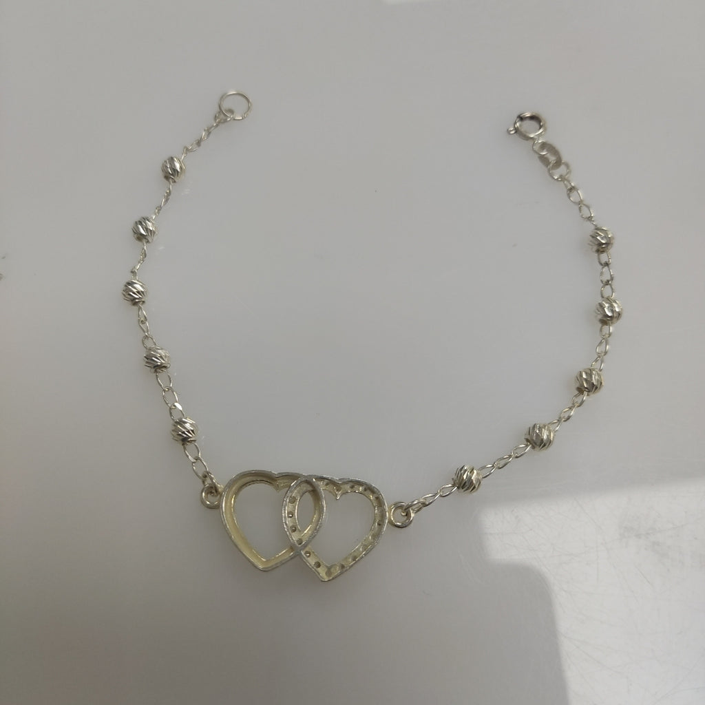 PULSERA TEJIDO TEJIDO ESPECIAL PLATA .925 18 CM 3.9 GR (NUEVO)