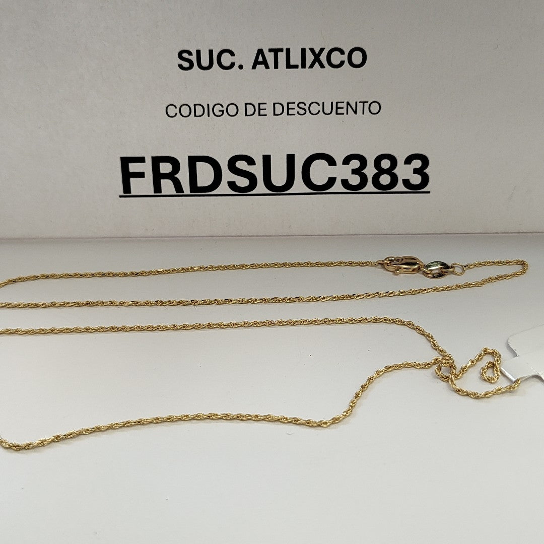 CADENA TORZAL 14K 55 CM 2.9 GR (NUEVO)