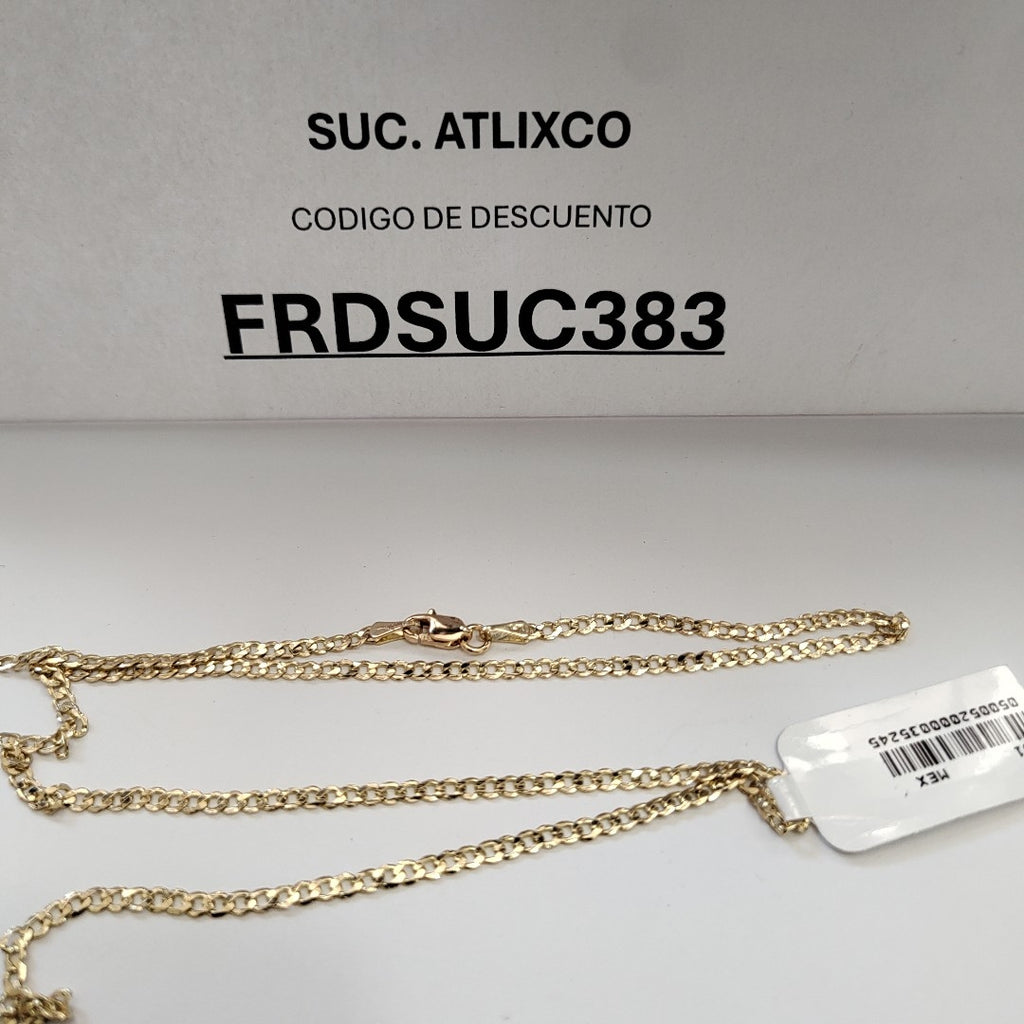 CADENA BARBADA 14K 55 CM 5.1 GR (NUEVO)