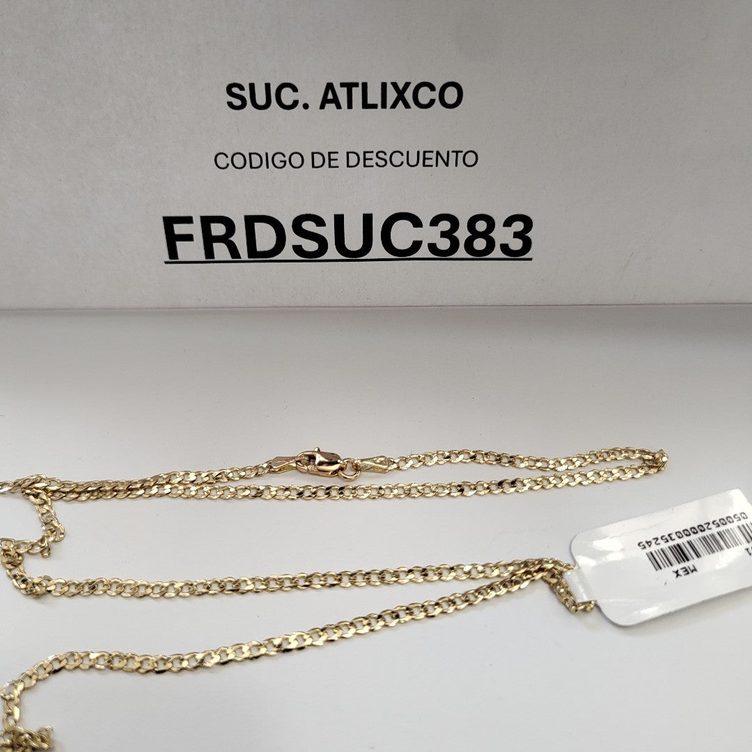 CADENA BARBADA 14K 55 CM 5.1 GR (NUEVO)