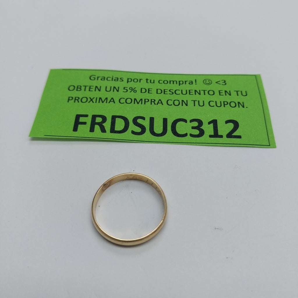 ARGOLLA ORO 14 K 1.6 GRMS (SEMINUEVO)