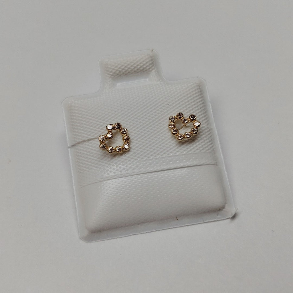 BROQUELES BROQUEL FIG CORAZON 14K 0.23 GR (NUEVO)