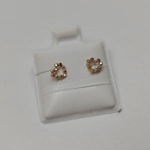 BROQUELES BROQUEL FIG CORAZON 14K 0.23 GR (NUEVO)