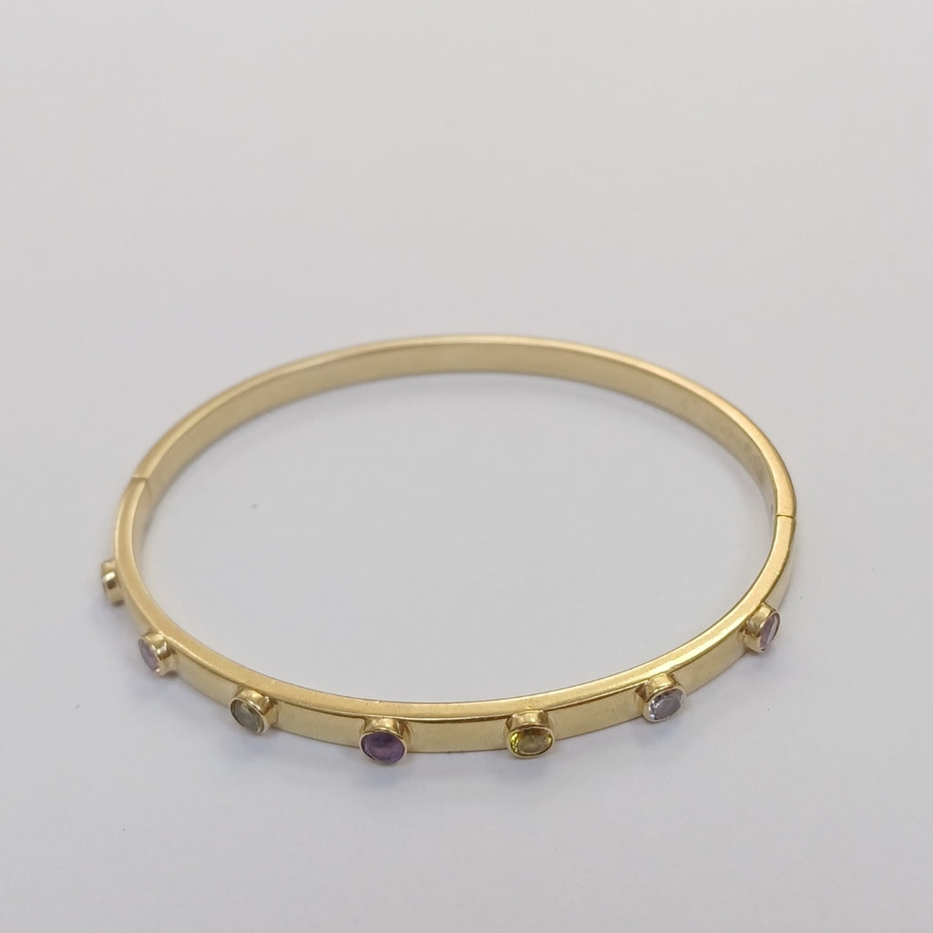 PULSERA RIGIDA ORO 14 K 8.2 GRMS (SEMINUEVO)