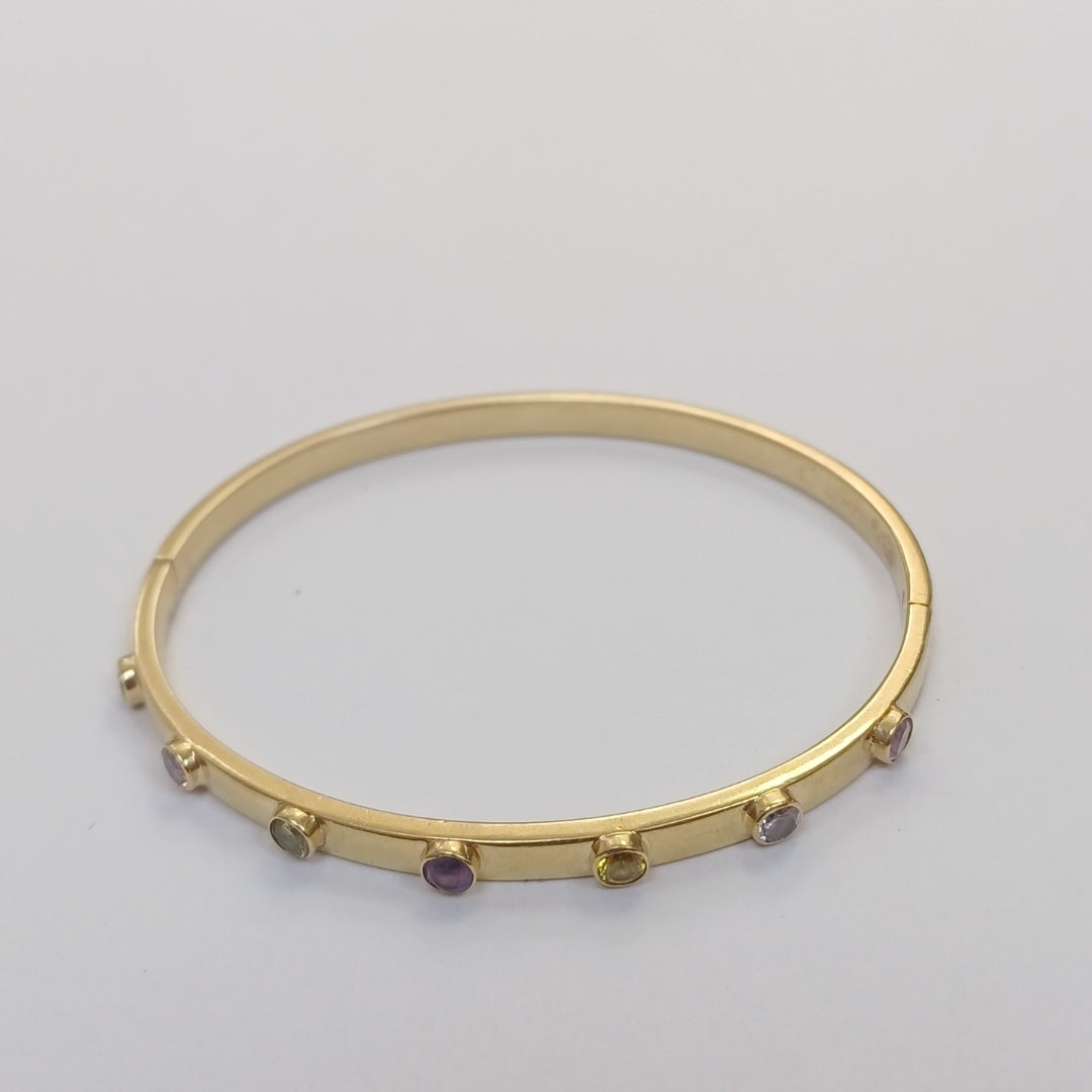 PULSERA RIGIDA ORO 14 K 8.2 GRMS (SEMINUEVO)