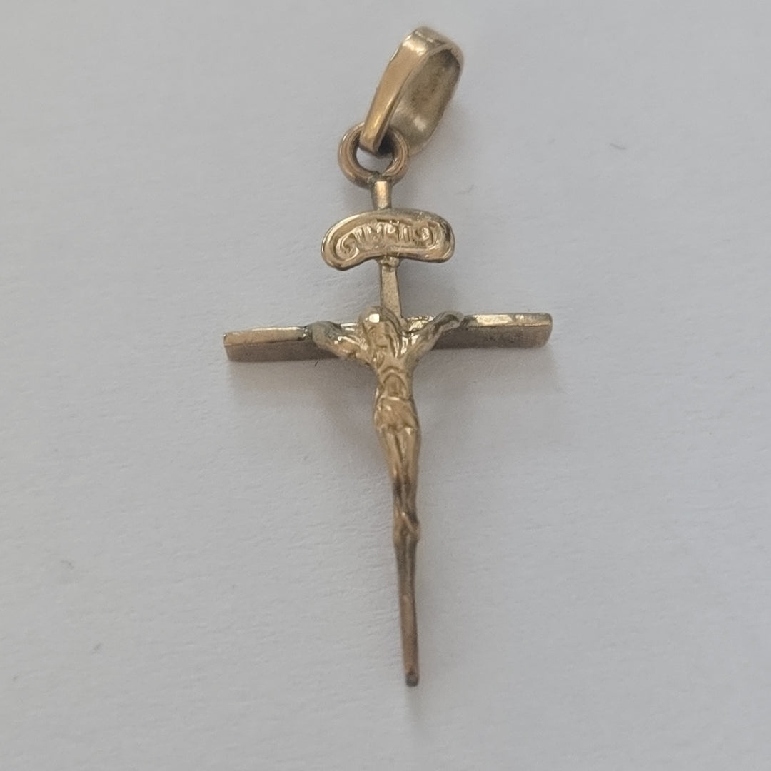 CRUCIFIJO ORO 8 K 1,10 GRMS (SEMINUEVO)