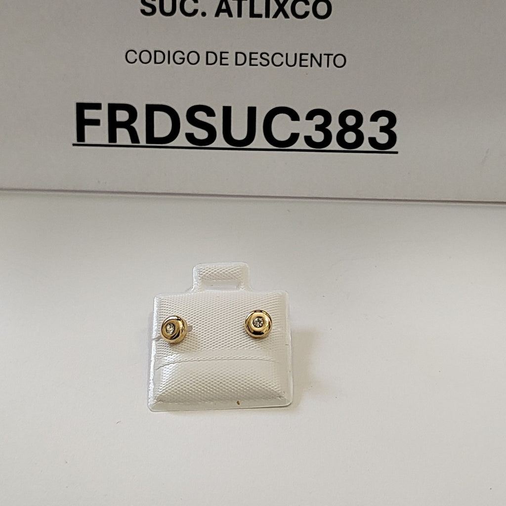 BROQUELES BROQUEL C CIRCONIA 14K 0.27 GR (NUEVO)