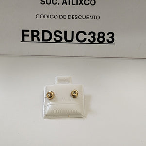 BROQUELES BROQUEL C CIRCONIA 14K 0.27 GR (NUEVO)