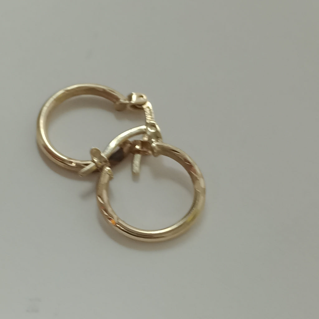 ARRACADAS PAR ORO 10 K 1 GRMS (SEMINUEVO)
