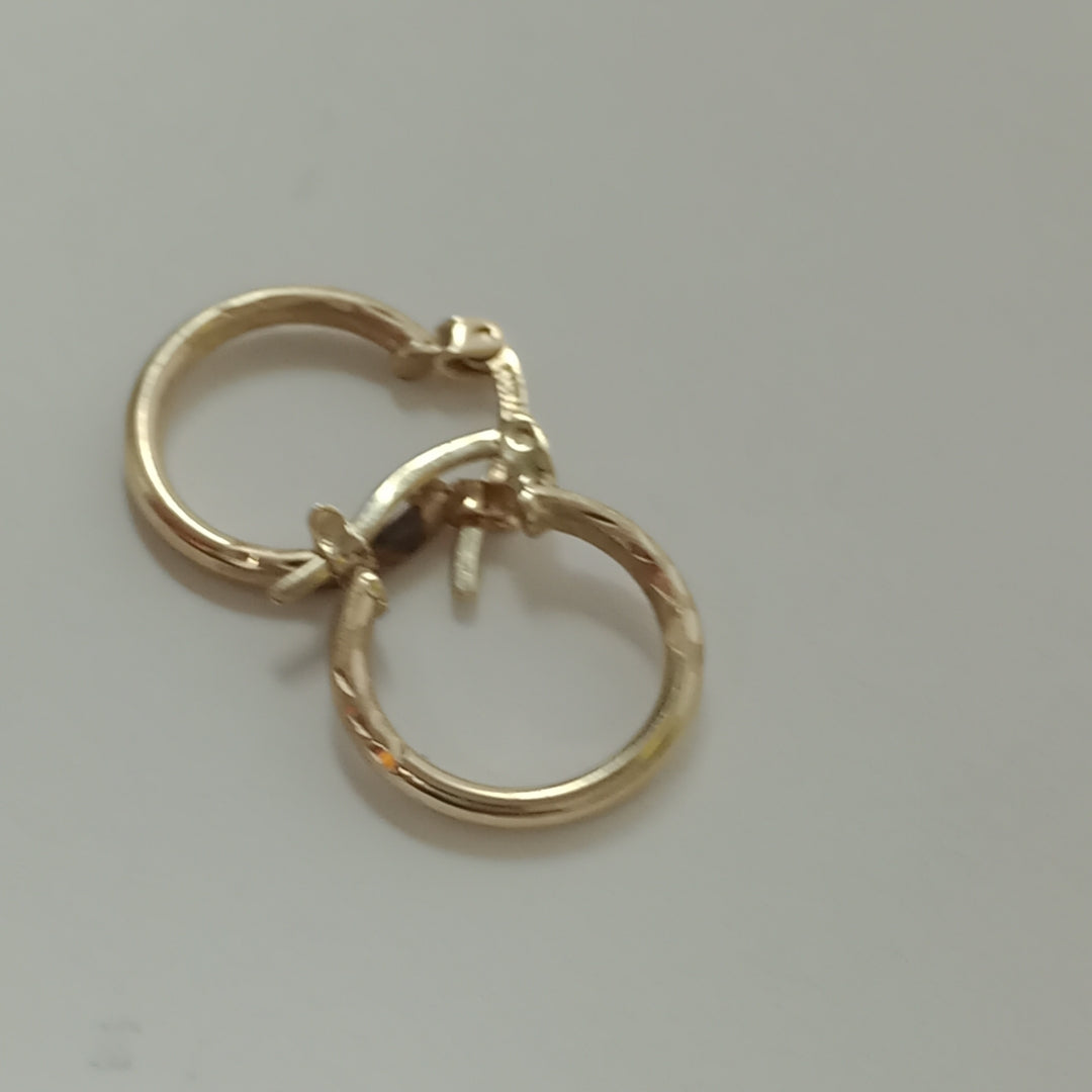 ARRACADAS PAR ORO 10 K 1 GRMS (SEMINUEVO)
